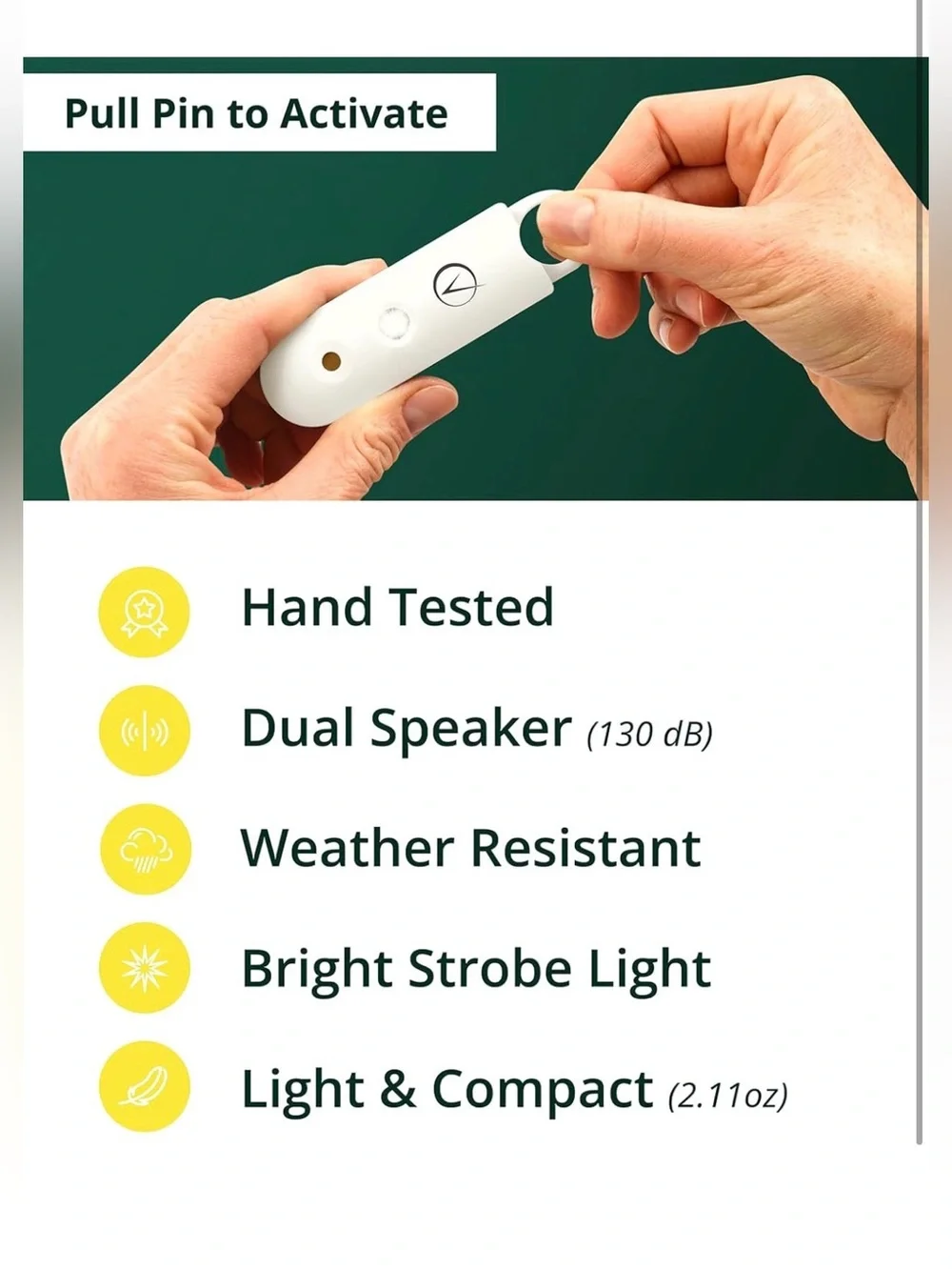 Vantamo Personal Alarm for Self Defense (NEW)